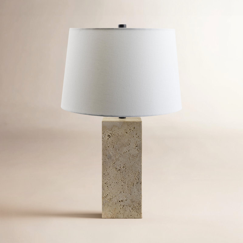 Holderness Travertine Table Lamp