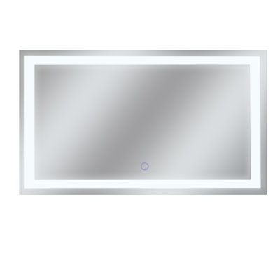 Edison Metal Flat Wall Mirror