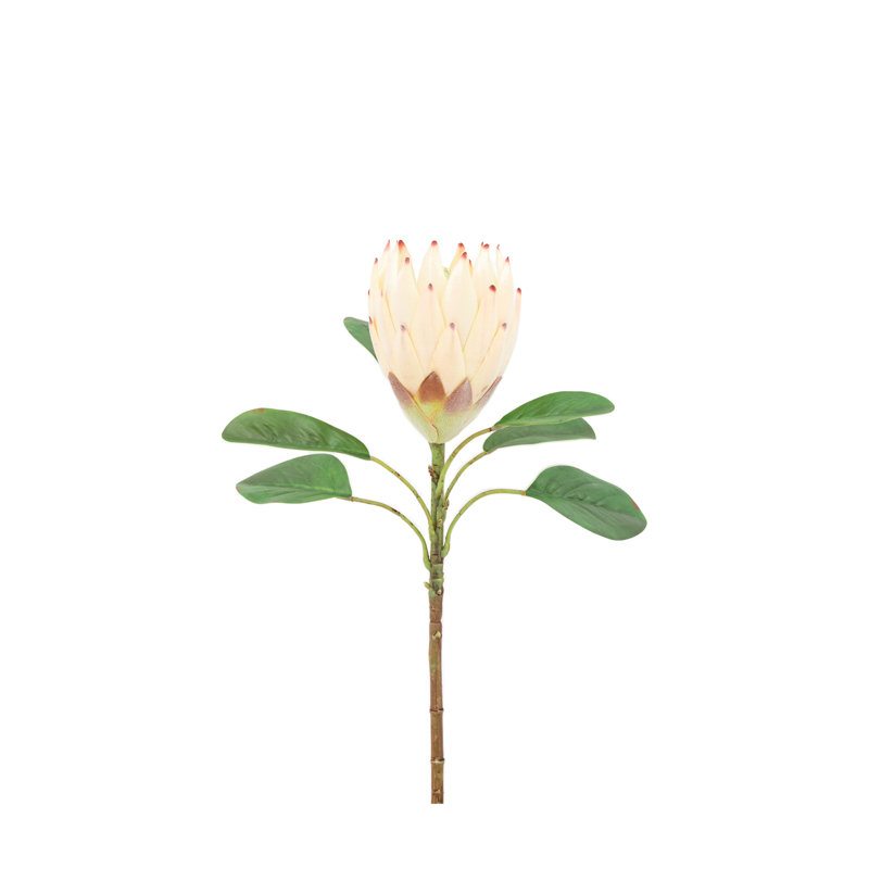 Faux Stem Tropical Arrangement 470mm (12pk), White