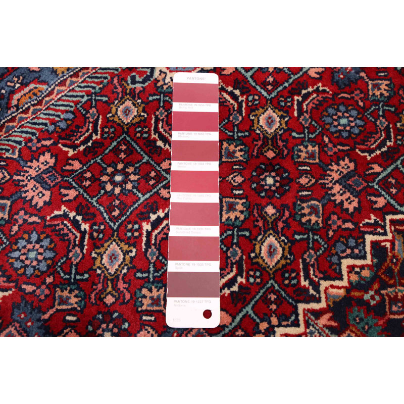 Tapis rouge Bijar 3 pi 11 po x 6 pi 0 po