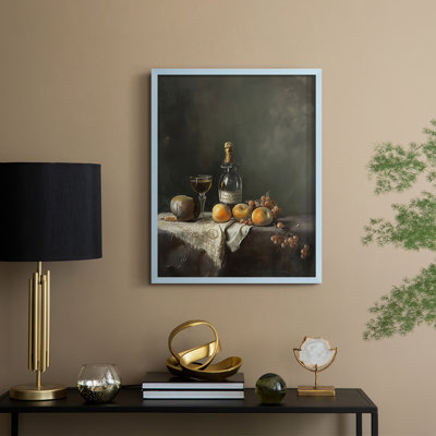 Reproduction encadrée FLORAL Series DCCxxiii - bois massif