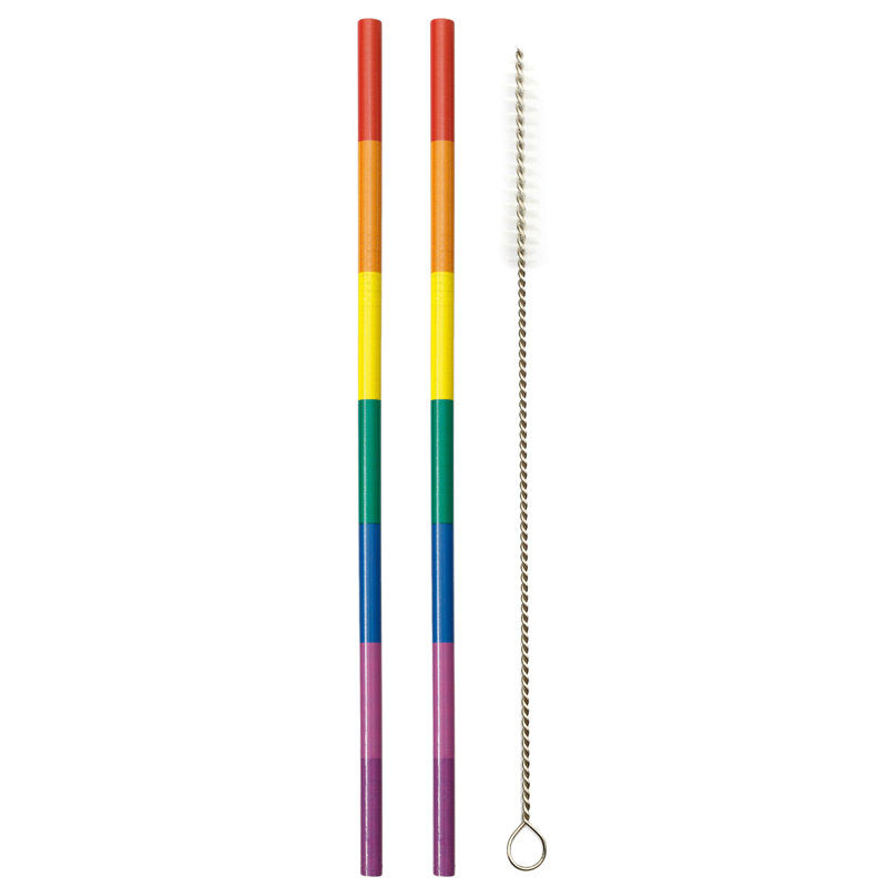 Echo Three Novelty Stainless Steel Reusable Straws