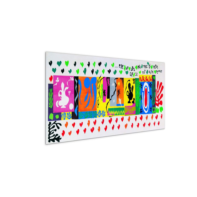 Homage to Matisse - One Thousand and One Nights, 1950 50cm H x 100cm W High Quality Print on Frameless Panel, Lightweight, Ready to Hang