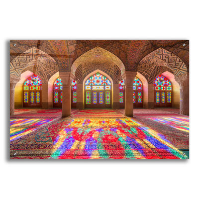 " Pink Mosque Of Shiraz Iran " by Epic Art Portfolio
