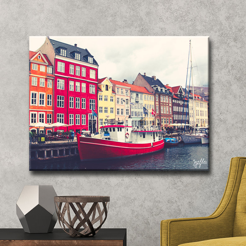 La reine du Danemark par Joelle Joy, reproduction de photo sur toile tendue, 20 po x 30 p
