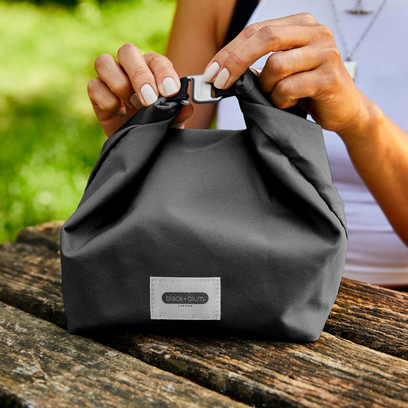 Black+Blum Polyethylene Insulated Lunch Bag, Black