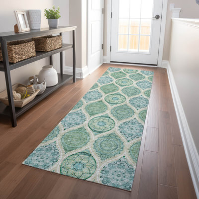 Chayden Washable Geometric Indoor / Outdoor Rug