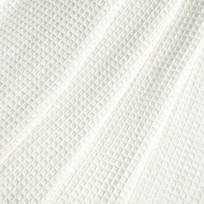 Waffle Cotton Knit Cotton Throw