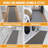 Mair Plush Non-Slip Rubberback Extra Long Hallway Runner Rug for Bedroom, Living Room, Bathroom, Gray-347237041-359497376