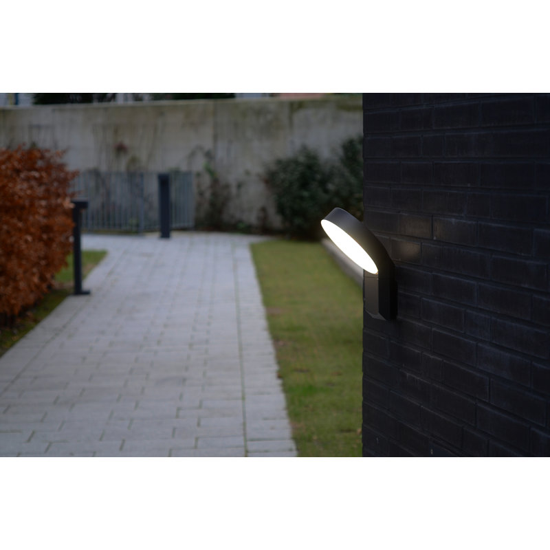 Ohler Integrated LED Outdoor Armed Sconce