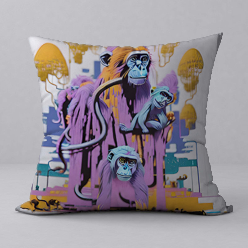Reversible Throw Pillow