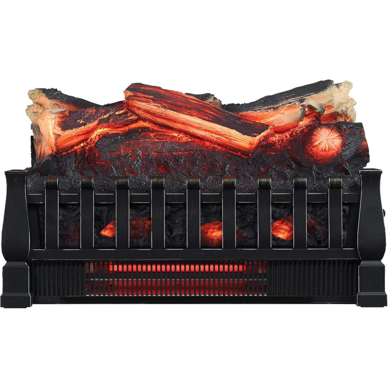 Electric Set Sq Ft Heater Faux  Insert With Infrared Flames For Existing Fireplaces Remote Control Included