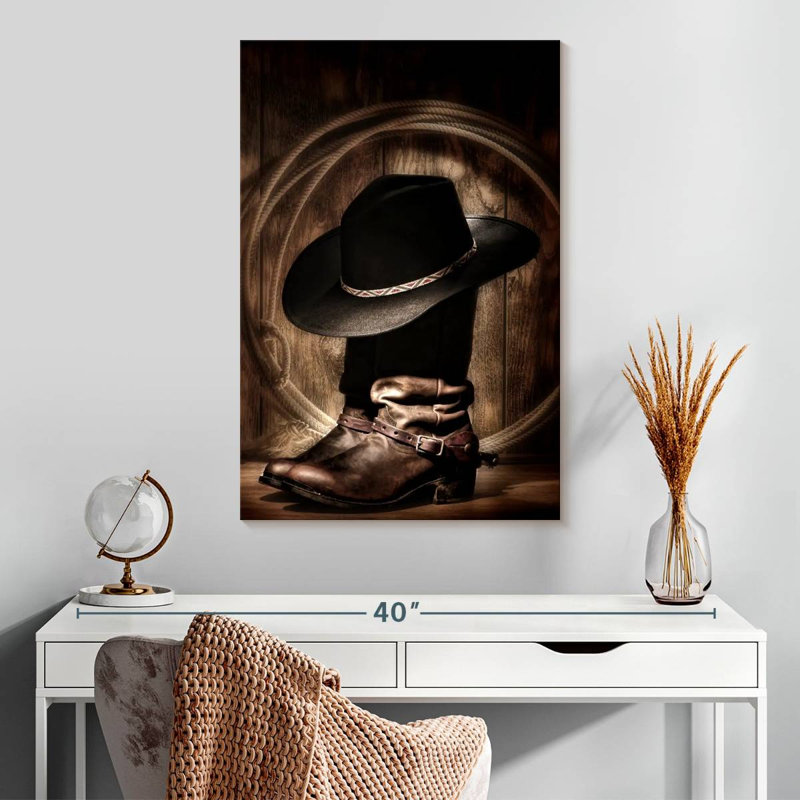 Lelar Western Rodeo Ready, 30" H x 20" W