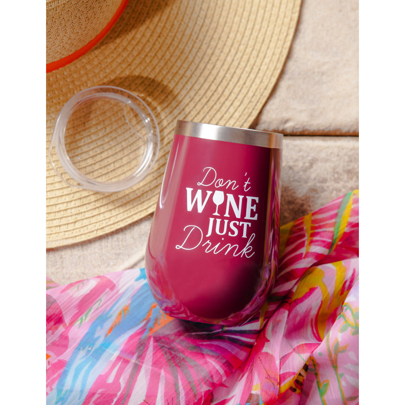Ne pas avoir à vin, seulement pour les verres de voyage 12 onces