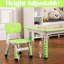 Height Adjustable Kids Table & 6 Chairs Set, Multi-Activity Desk for Ages 2-10, 300lb Capacity-504102071