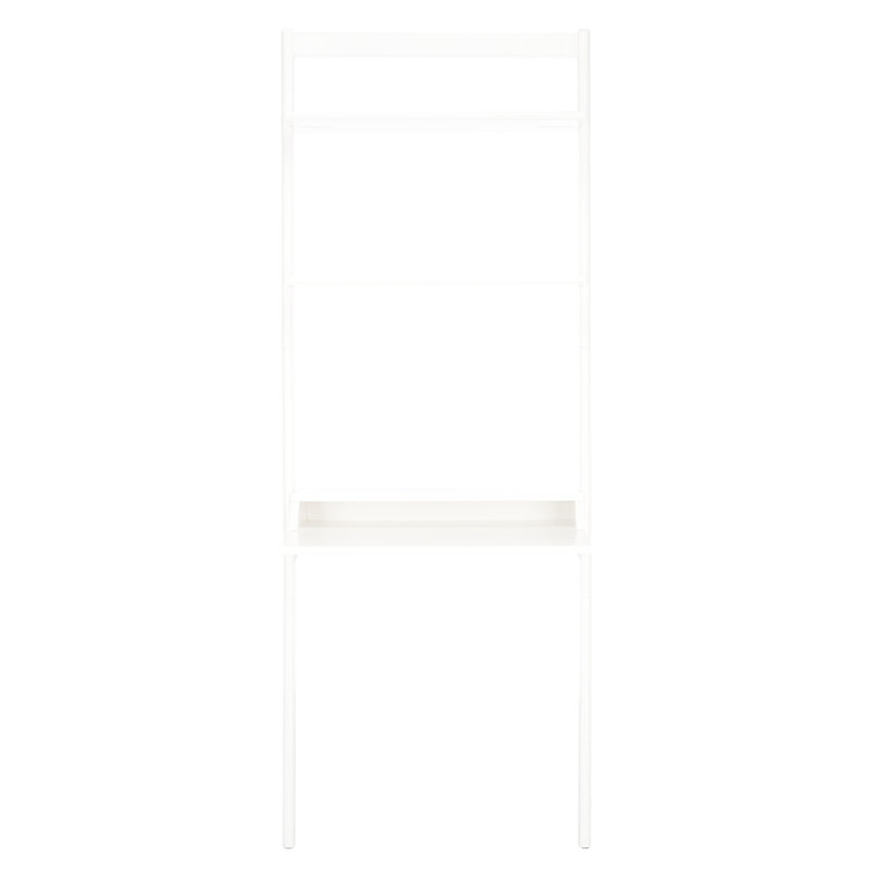 Bureau en bois massif Addison, Blanc