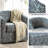 Amiir Upholstered Swivel Accent Chair-665611593