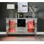 Armoire à vin Noralie avec DEL, miroir et faux diamants