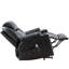 Fauteuil de massage inclinable électrique en similicuir