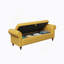 Banc de lit 63 po en tissu capitonné-1901856431