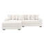 Canapé en flanelle 111,4 po beige-1477127812