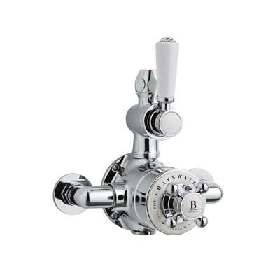 Double Exposed Thermostatic Shower Valve
