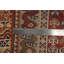 Geometric Kazak-Style Indian Runner Rug 3x8