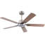 Ventilateur de plafond de 42 pouces avec lumière et télécommande, ventilateur de plafond moderne à profil bas avec lumière pour la chambre à coucher, 5 pales, lumière DEL à intensité variable, moteur 6 vitesses réversible, fonction de mémoire, moteur à courant continu silencieux