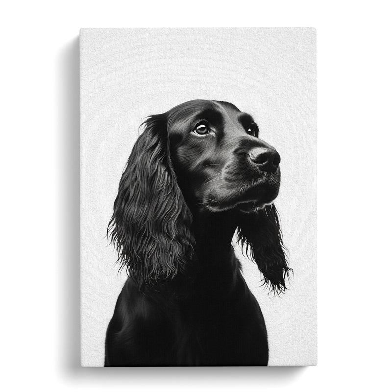 Cocker Spaniel Minimalism No.2 - Print, 76cm H x 50cm W x 3cm D