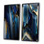 «Abstract Geode Geometric Blue», 2 pièces-88876654-88876657