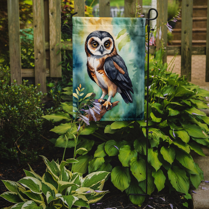 Drapeau de jardin, Hibou à lunettes