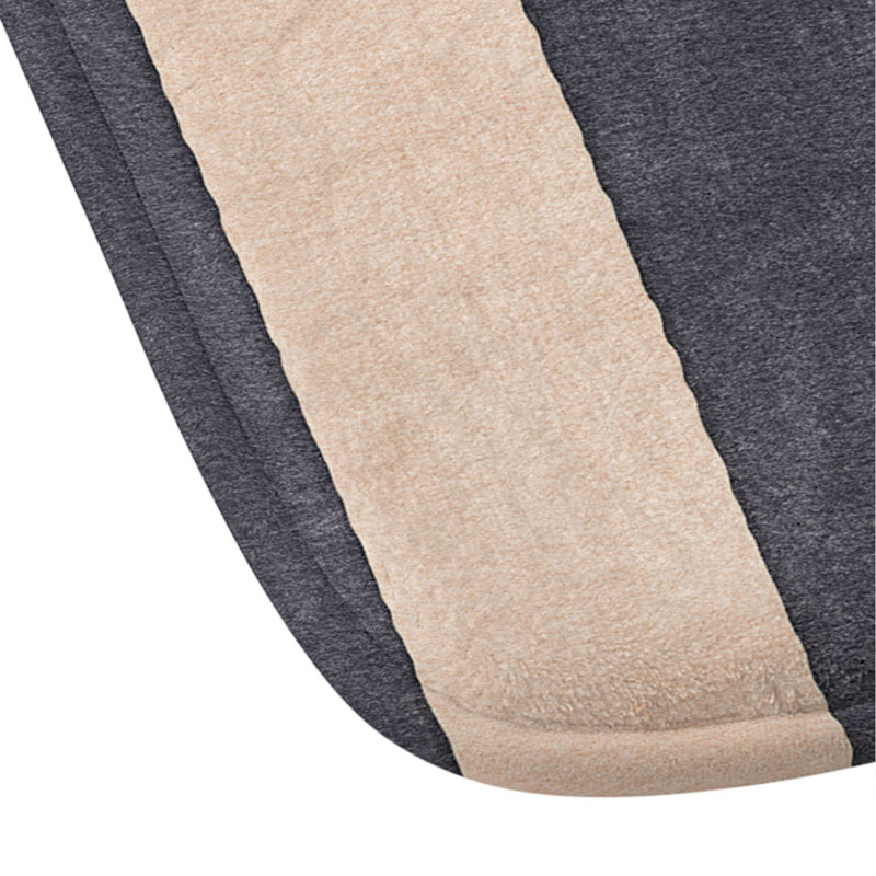 Daniel Coulmann STRIPES 001 P Basaltic Memory Foam Bath Mat, Single - 17" L x 24" W