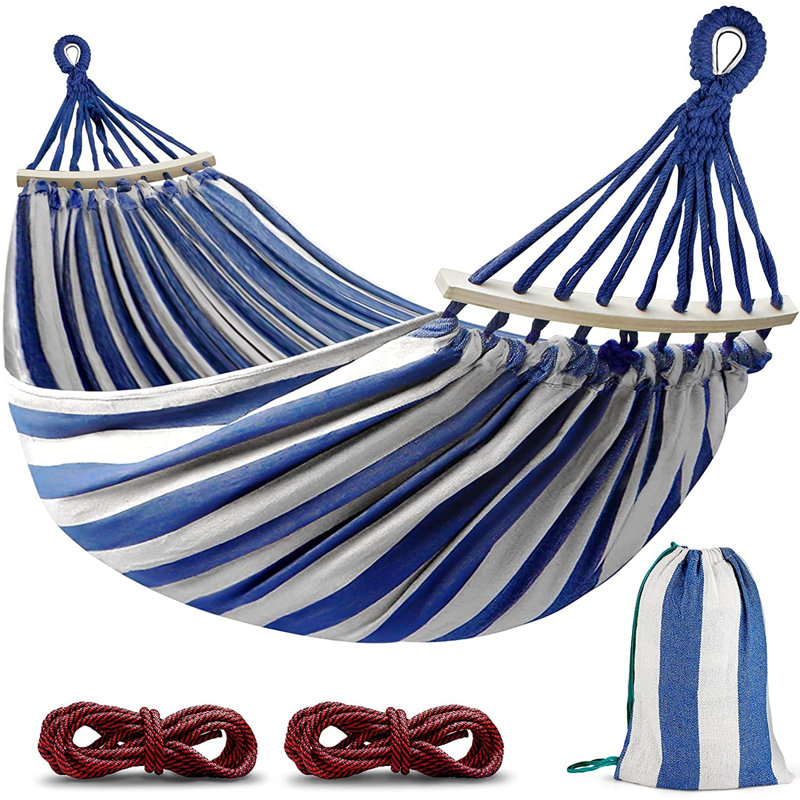 Adesina Double Spreader Bar Hammock, Blue