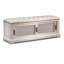Banc rembourré en cuir véritable blanc-1435683709-1435683710
