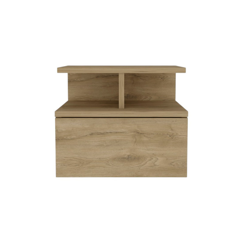 Reister Floating Nightstand Flopini, One Drawer, Macadamia