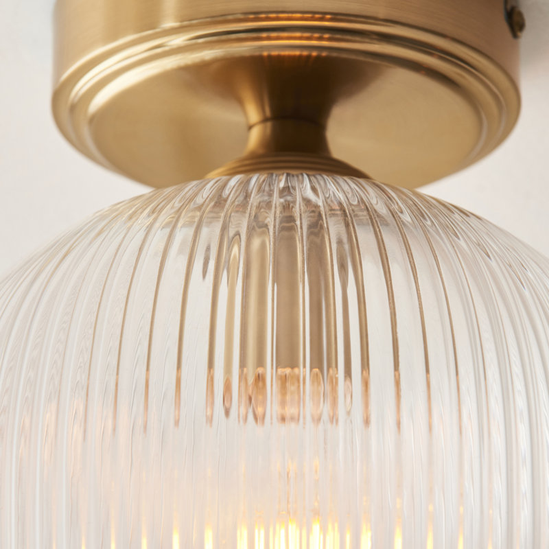 Ashcroft Ribbed Ceiling flush light