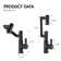 Bathroom sink mixer with spray function and temperature display for non-slip switch and hot/cold and 360° swivel