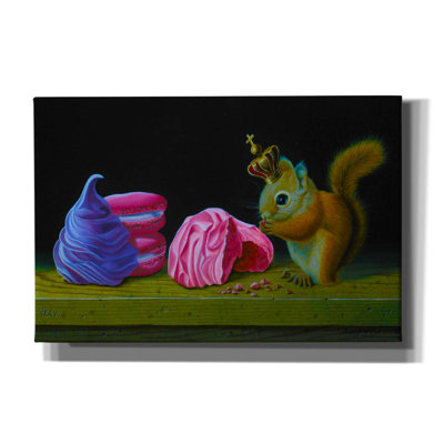Toile murale Trinx «Squirrel With Meringues» par Valery Vecu Quitard