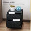 40cm W Engineered Wood Bedside Table