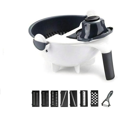 LIGHTSMAX Stainless Steel Salad Spinner