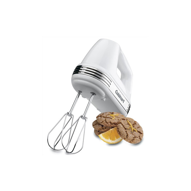 Cuisinart 5 Speed Hand Mixer, White