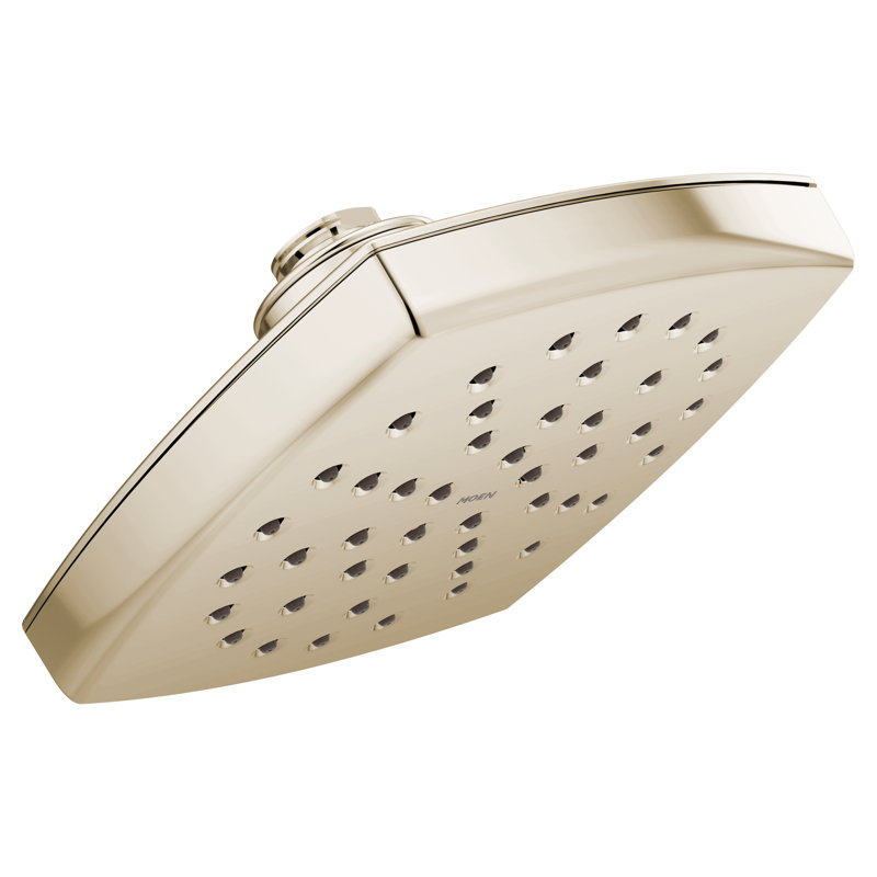 Voss Rain Shower Head with Immersion, 1.75 GPM, Polished Nickel