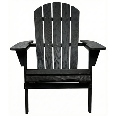 Chaise de patio en bois pour le jardin Chaise de patio Adirondack pliante en bois massif gaufré
