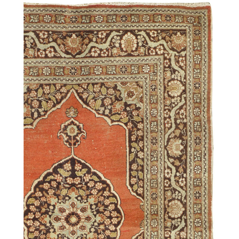 Vintage One-of-a-Kind 4'1" X 5'9" Area Rug