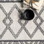 Tapis marocain Sagers pour le salon, la chambre et la cuisine, gris clair / ivoire-1612707566