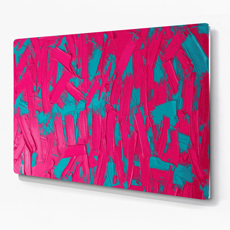 Art mural en métal Neo Expressionism 84, H 24 po x l 36 po