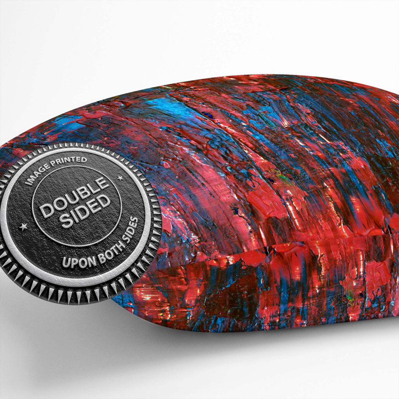 Abstract Square Throw Cushion, 55 x 55 cm