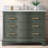 Goleta 42" W Solid and Manufactured Wood Single Bathroom Vanity with Marble Top-1308952561