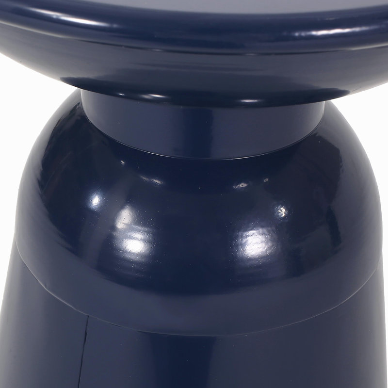 Table d'appoint d'extérieur en métal, Marine