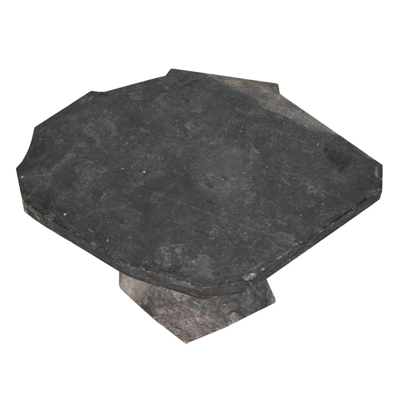 Rind Marble Coffee Table, Black